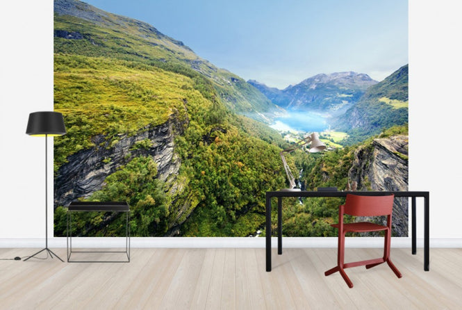 PHOTOWALL / Cliffs around Geirangerfjord, Norway (e29914)