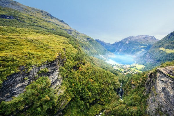 PHOTOWALL / Cliffs around Geirangerfjord, Norway (e29914)