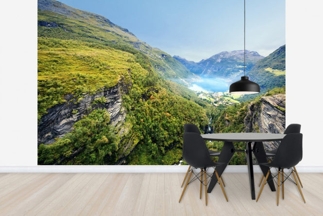 PHOTOWALL / Cliffs around Geirangerfjord, Norway (e29914)