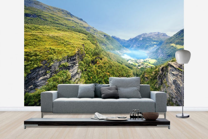 PHOTOWALL / Cliffs around Geirangerfjord, Norway (e29914)