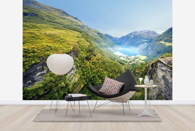 PHOTOWALL / Cliffs around Geirangerfjord, Norway (e29914)