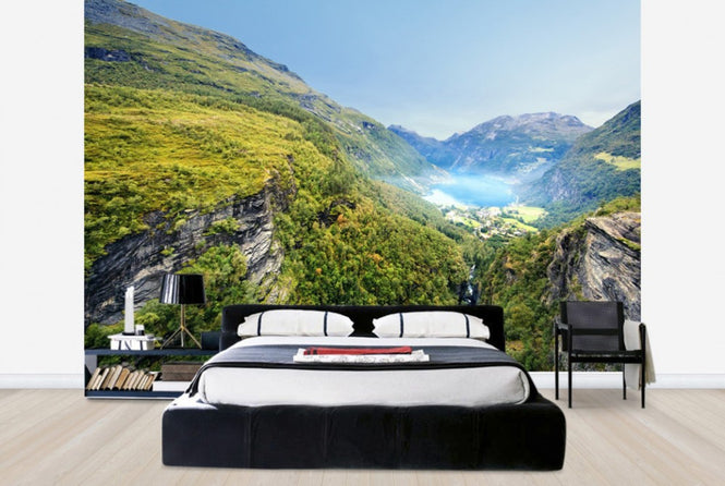 PHOTOWALL / Cliffs around Geirangerfjord, Norway (e29914)