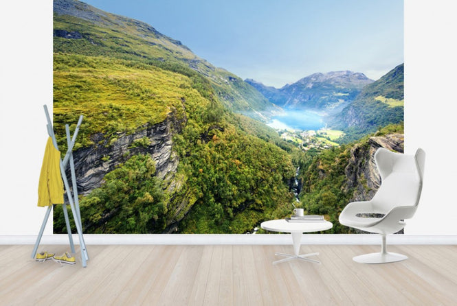 PHOTOWALL / Cliffs around Geirangerfjord, Norway (e29914)