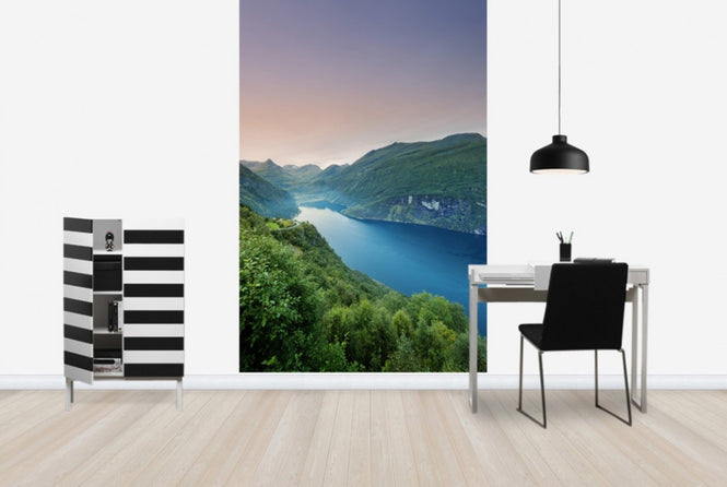 PHOTOWALL / Purple Sky over Geirangerfjord,Norway (e29921)