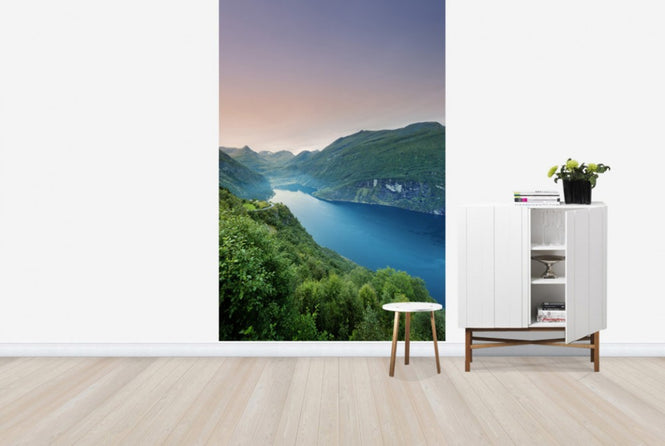 PHOTOWALL / Purple Sky over Geirangerfjord,Norway (e29921)