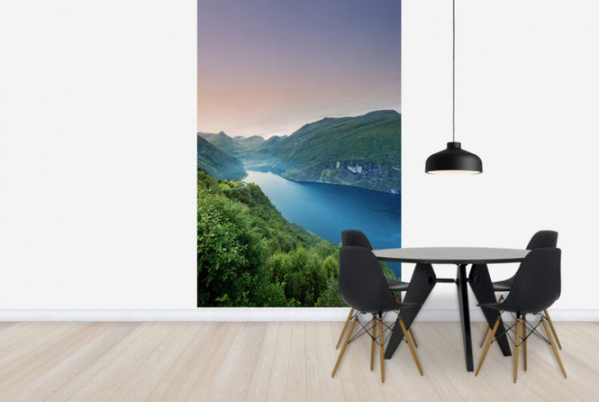 PHOTOWALL / Purple Sky over Geirangerfjord,Norway (e29921)