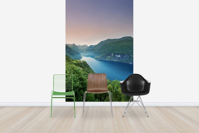 PHOTOWALL / Purple Sky over Geirangerfjord,Norway (e29921)