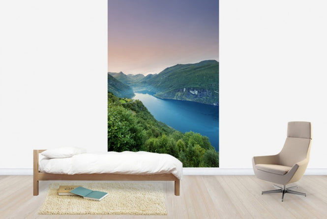 PHOTOWALL / Purple Sky over Geirangerfjord,Norway (e29921)