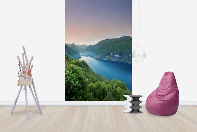PHOTOWALL / Purple Sky over Geirangerfjord,Norway (e29921)