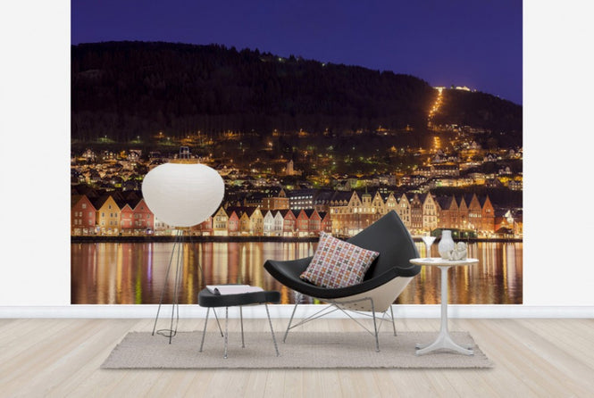 PHOTOWALL / Colorful Houses of Bergen, Norway (e29924)