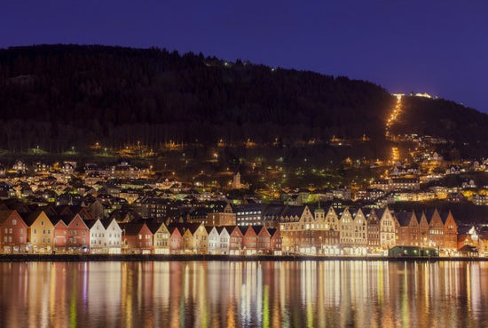 PHOTOWALL / Colorful Houses of Bergen, Norway (e29924)