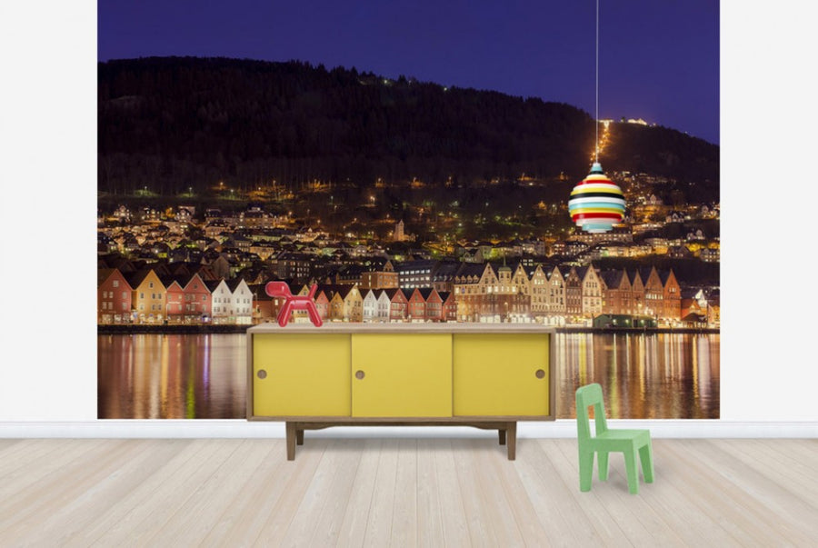 PHOTOWALL / Colorful Houses of Bergen, Norway (e29924)