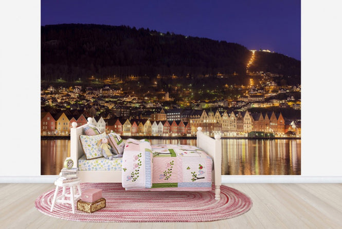 PHOTOWALL / Colorful Houses of Bergen, Norway (e29924)