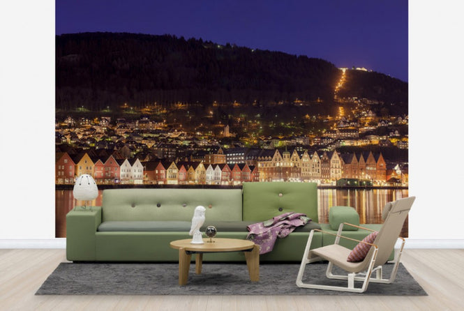 PHOTOWALL / Colorful Houses of Bergen, Norway (e29924)