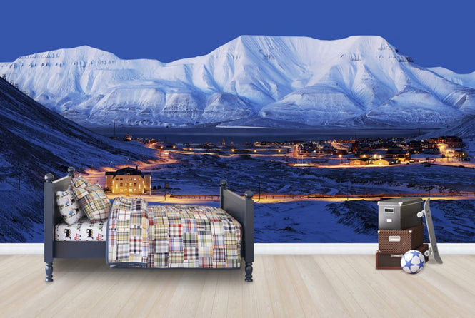 PHOTOWALL / Longyearbyen by Night,Svalbard III (e29933)