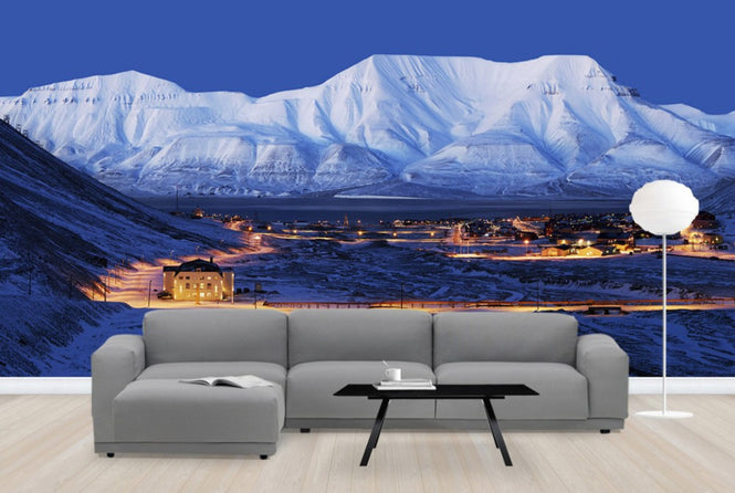 PHOTOWALL / Longyearbyen by Night,Svalbard III (e29933)