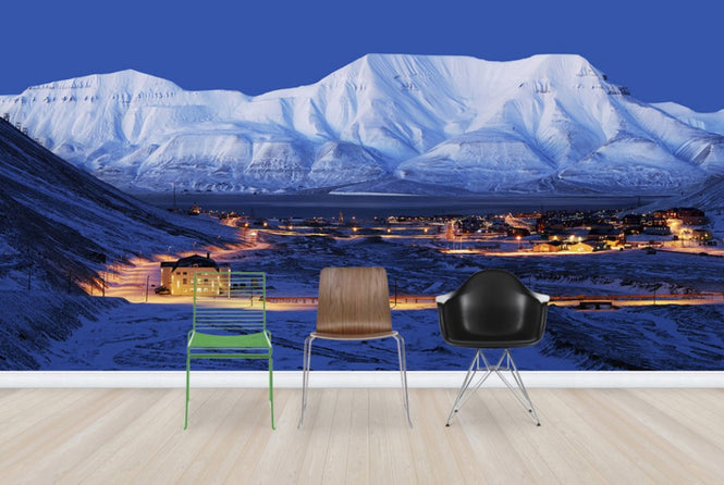 PHOTOWALL / Longyearbyen by Night,Svalbard III (e29933)