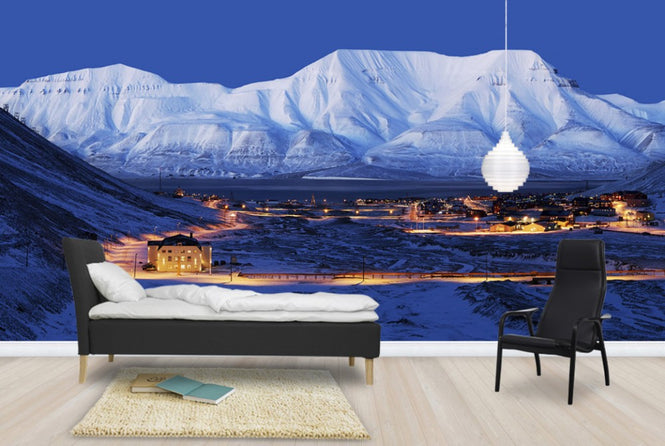 PHOTOWALL / Longyearbyen by Night,Svalbard III (e29933)