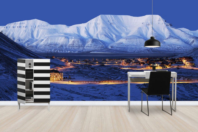 PHOTOWALL / Longyearbyen by Night,Svalbard III (e29933)