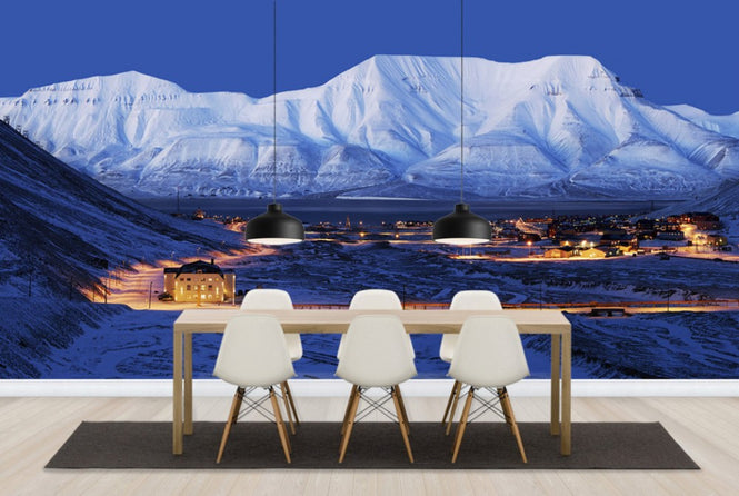 PHOTOWALL / Longyearbyen by Night,Svalbard III (e29933)