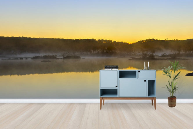 PHOTOWALL / Yellow Dusk, Senja Norway (e29937)