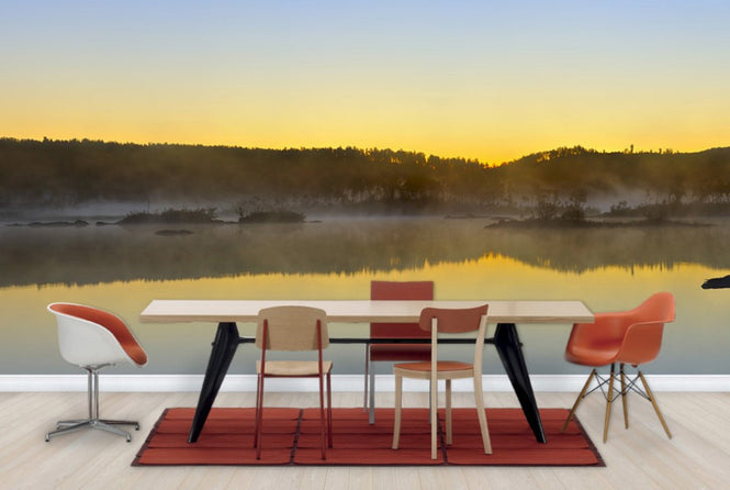 PHOTOWALL / Yellow Dusk, Senja Norway (e29937)