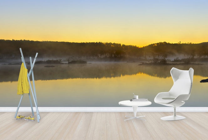 PHOTOWALL / Yellow Dusk, Senja Norway (e29937)