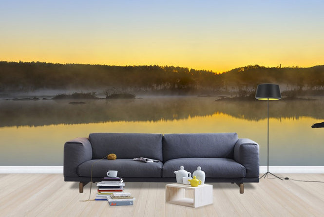 PHOTOWALL / Yellow Dusk, Senja Norway (e29937)