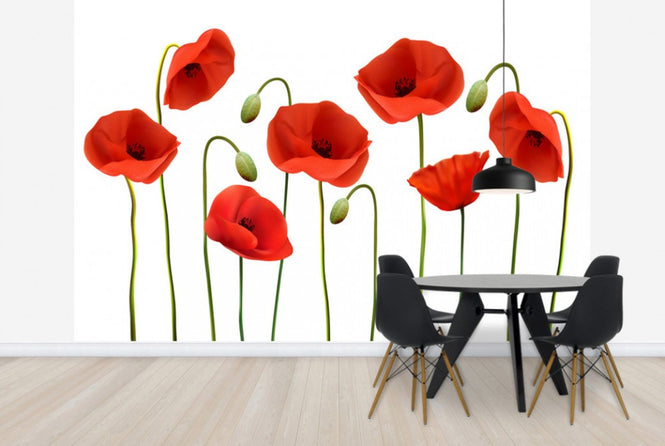 PHOTOWALL / Red Poppies (e25829)