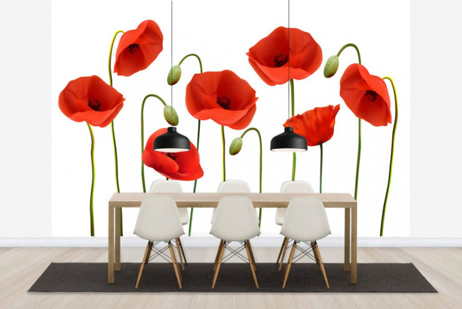 PHOTOWALL / Red Poppies (e25829)