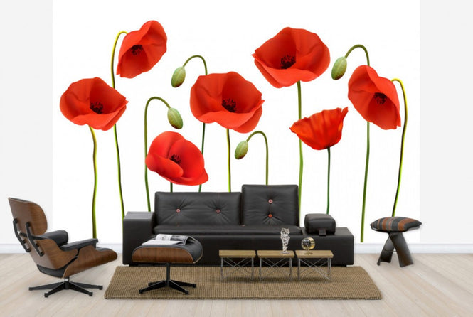 PHOTOWALL / Red Poppies (e25829)