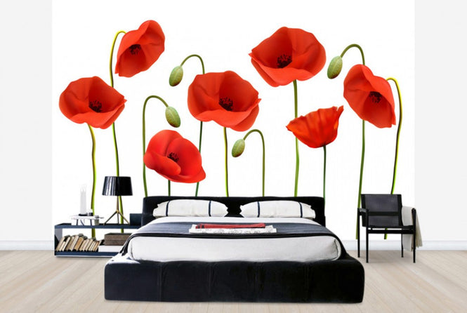 PHOTOWALL / Red Poppies (e25829)