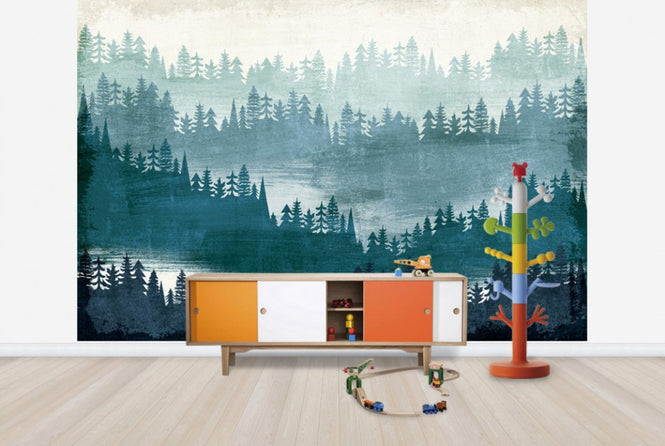 PHOTOWALL / Mountainscape Blue (e25874)