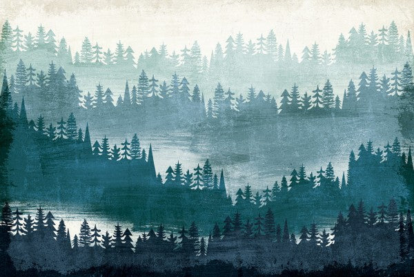 PHOTOWALL / Mountainscape Blue (e25874)