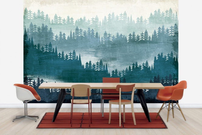 PHOTOWALL / Mountainscape Blue (e25874)