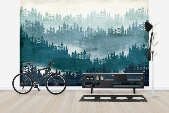 PHOTOWALL / Mountainscape Blue (e25874)