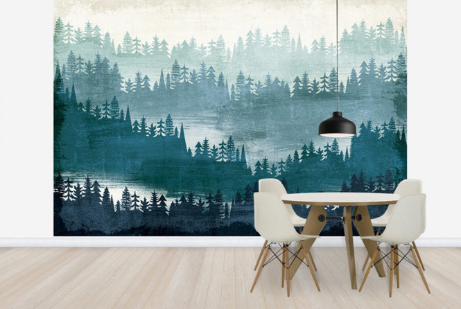PHOTOWALL / Mountainscape Blue (e25874)