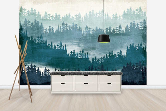 PHOTOWALL / Mountainscape Blue (e25874)