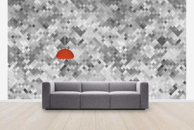 PHOTOWALL / Tile Grey (e30122)