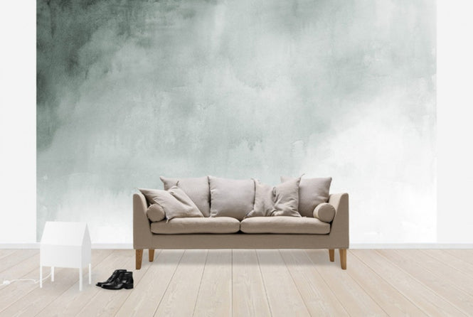 PHOTOWALL / Watercolour Green (e30125)