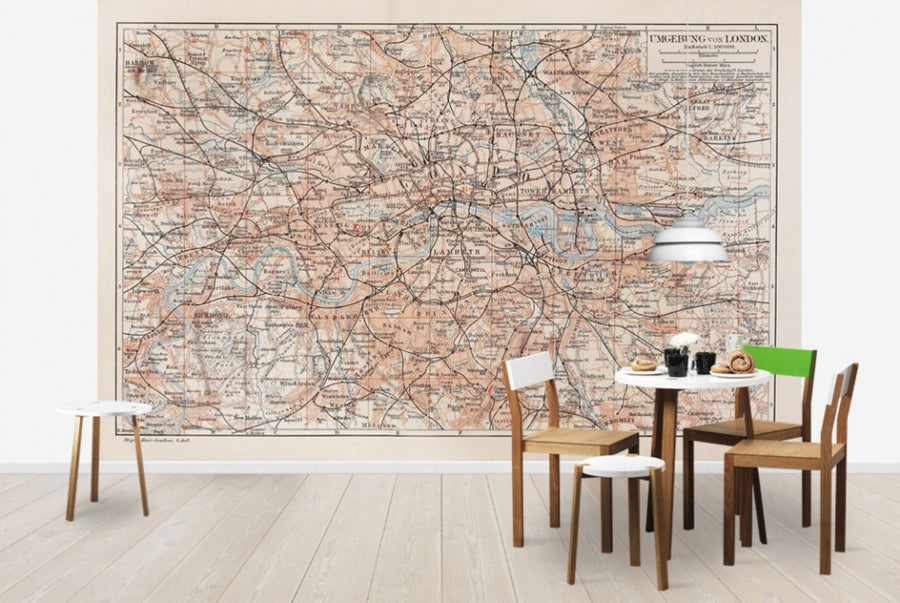 PHOTOWALL / London Map (e30165)