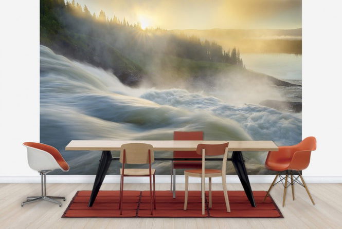 PHOTOWALL / Jamtland River at Dawn, Sweden (e40437)