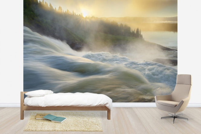 PHOTOWALL / Jamtland River at Dawn, Sweden (e40437)