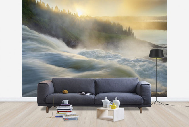 PHOTOWALL / Jamtland River at Dawn, Sweden (e40437)