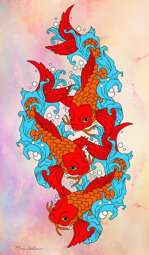 PHOTOWALL / Koi Fish (e30176)