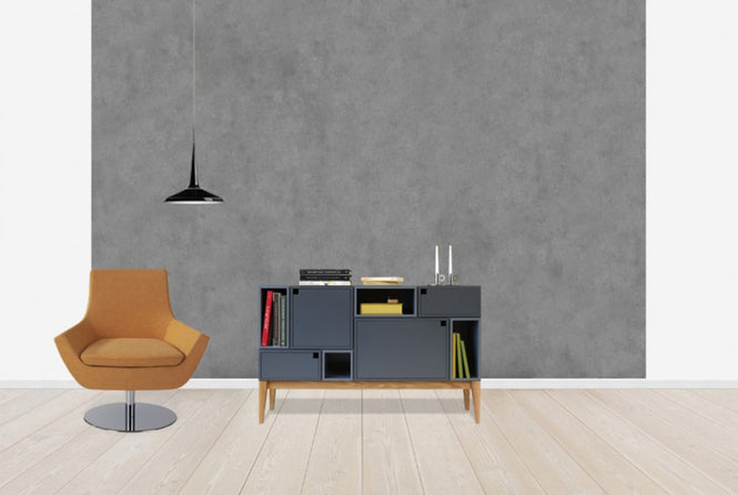 PHOTOWALL / Smooth Grey Concrete Wall (e30245)