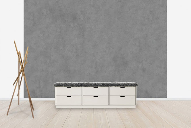 PHOTOWALL / Smooth Grey Concrete Wall (e30245)