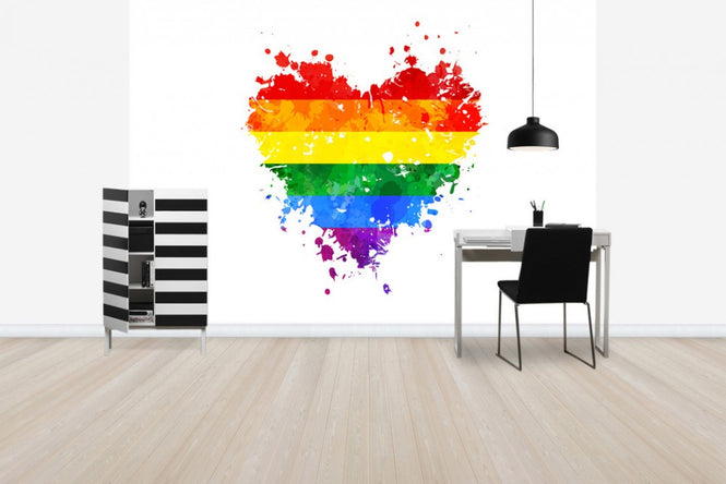 PHOTOWALL / LGBT Grungy Heart (e30312)