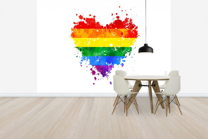 PHOTOWALL / LGBT Grungy Heart (e30312)