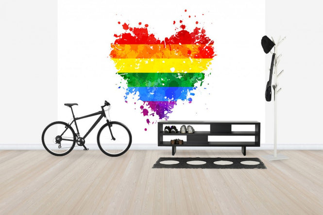PHOTOWALL / LGBT Grungy Heart (e30312)